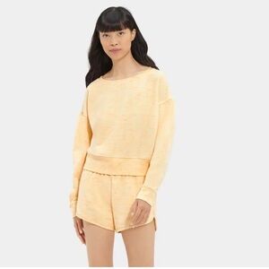 UGG Tenley crewneck sweatshirt in Melange Size Small Orange Cropped Sweater